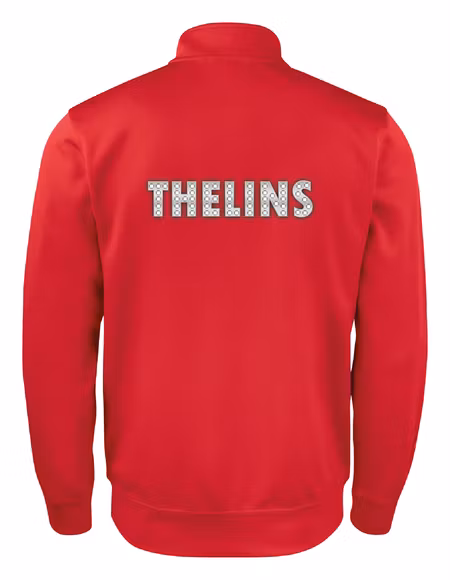 Röd Cardigan Active "THELINS" rygg