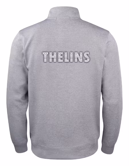 Grå Cardigan Active "THELINS" rygg