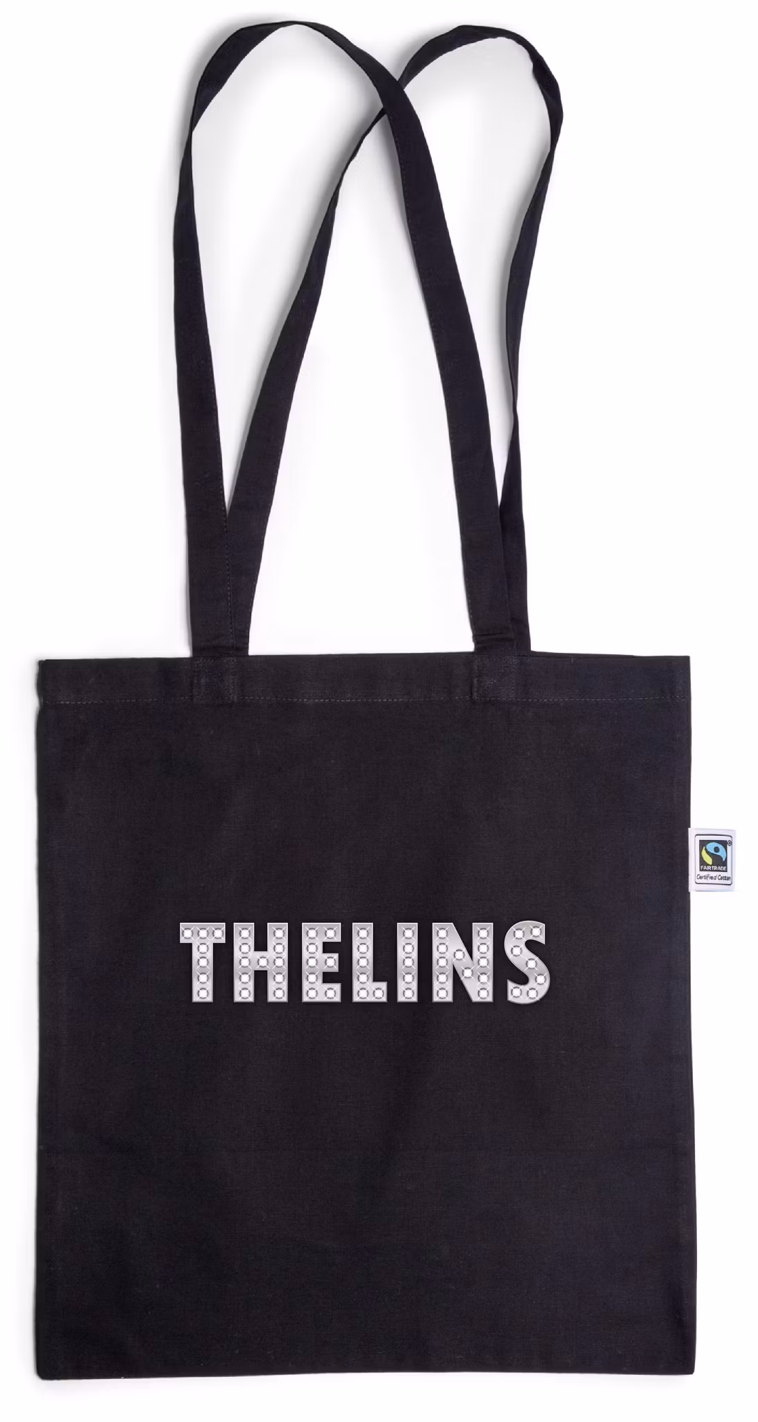 Svart Bomullskasse Fair Trade "THELINS"