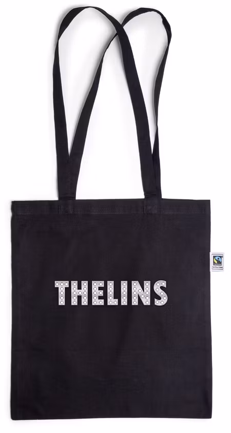 Svart Bomullskasse Fair Trade "THELINS"