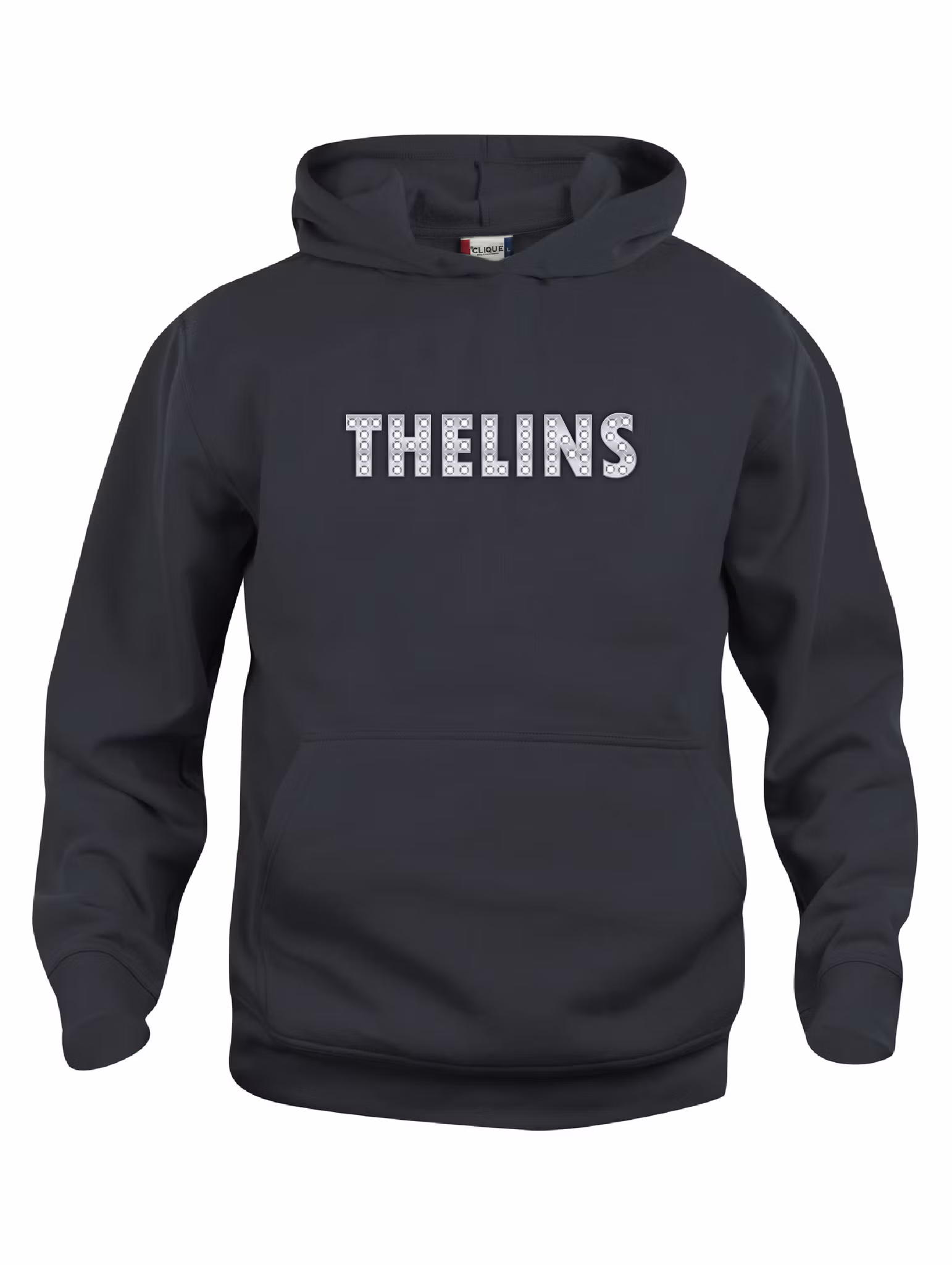 Svart Junior Hoodtröja "THELINS"