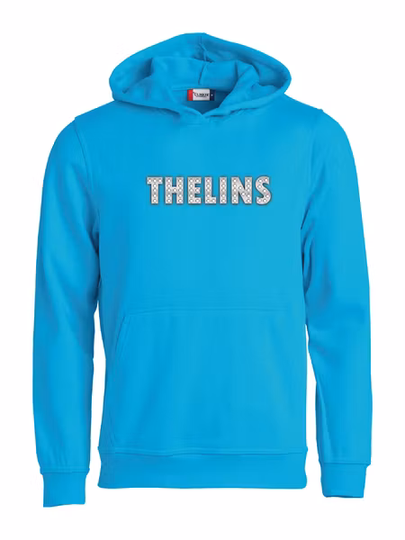 Turkos Junior Hoodtröja "THELINS"