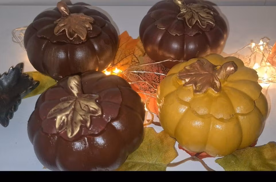Pumpaskål med lock (9cm*10cm)