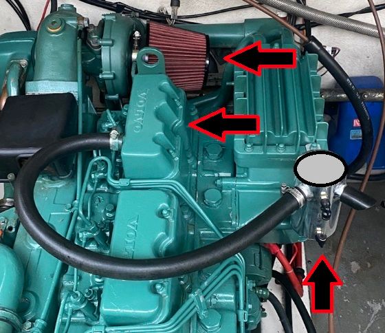 "Air-kit" stage 4 (med luftfilter & catchtank) Volvo Penta 31-41 A-B serien