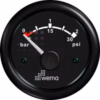 WEMA Turbotrycksmätare 2 bar