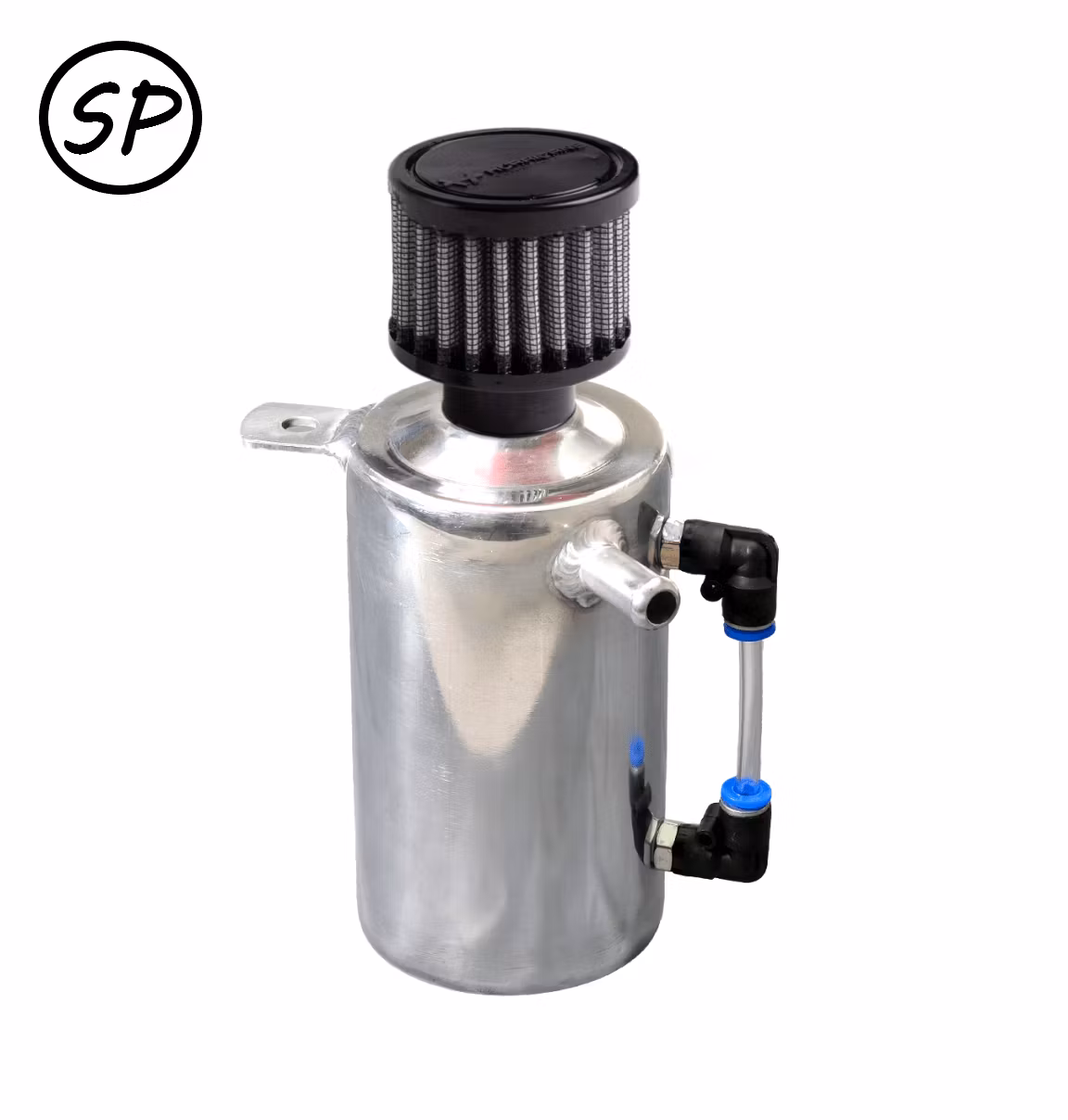 Oljecatchtank inklusive filter 0,5L Silver (ingår i air-kit)