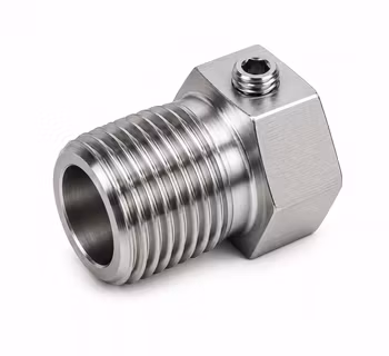 Rostfri nippel 1/8 npt med låsskruv för WEMA 1/4" (6,35mm) avgastemp givare