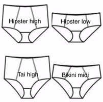 BESTÄLLNINGSVARA Menstrosor bikini midi