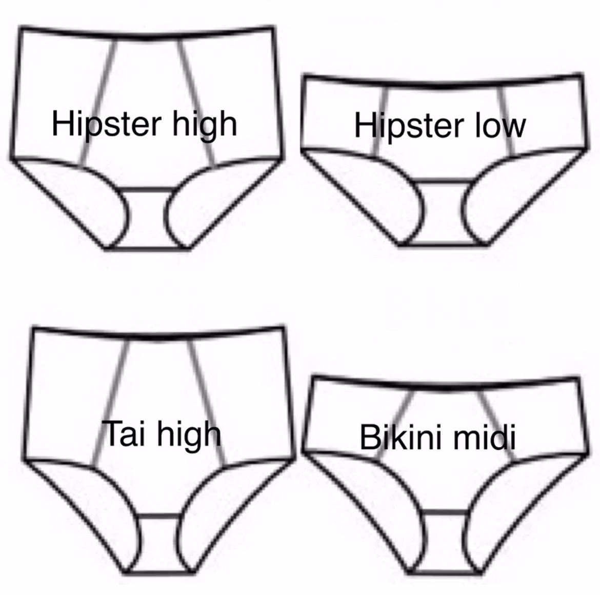 BESTÄLLNINGSVARA Menstrosor hipster high