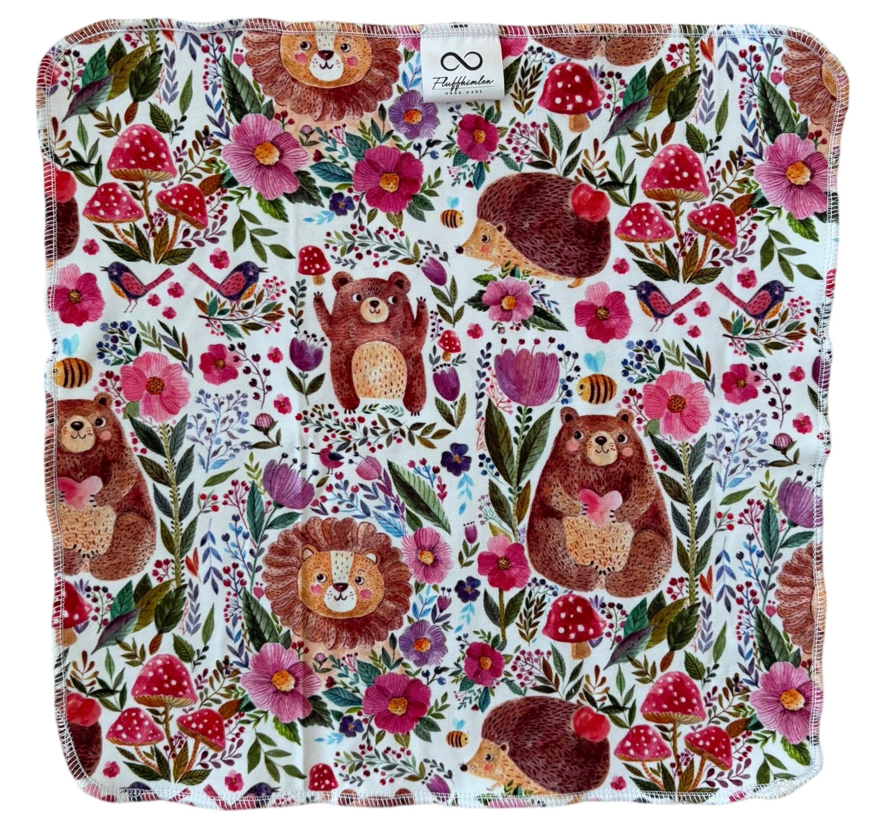 Vikblöja newborn bambu och bomullstrikå 35x35 cm