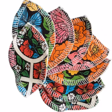 Interlabia pads olika mönster & material