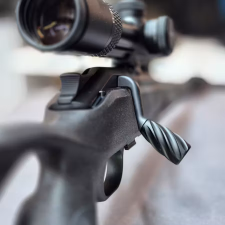 Blaser Slutstycksknopp - Tornado - RHS Alu-svart bricka