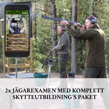 Jägarexamen två kompletta skytteutbildnings pkt - Bättre pris