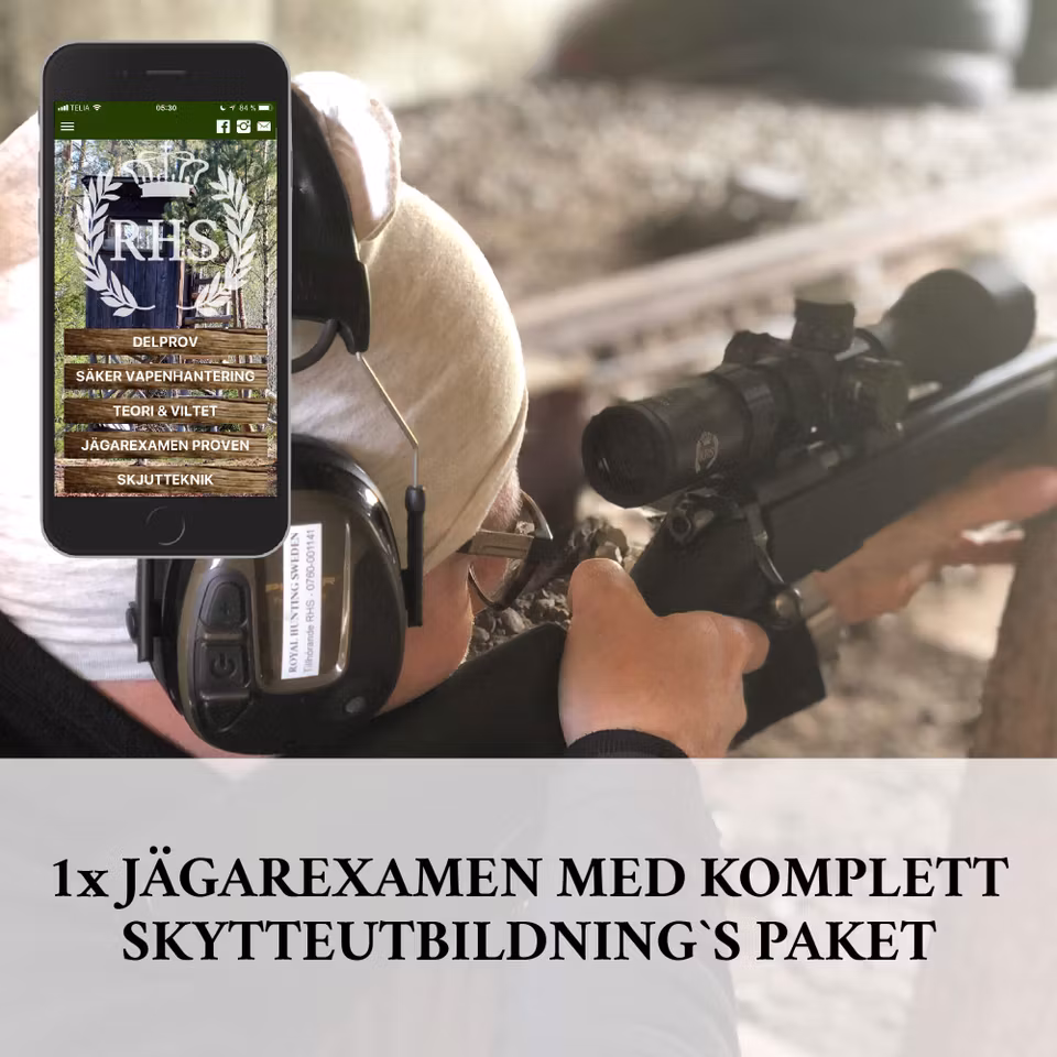 Jägarexamen komplett skytteutbildning pkt