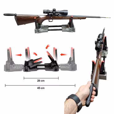 Rengöringsställ för vapen - Kompakt och ihopfällbar