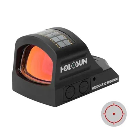 Holosun HS507C-X2, Röd punkt / Sol panel