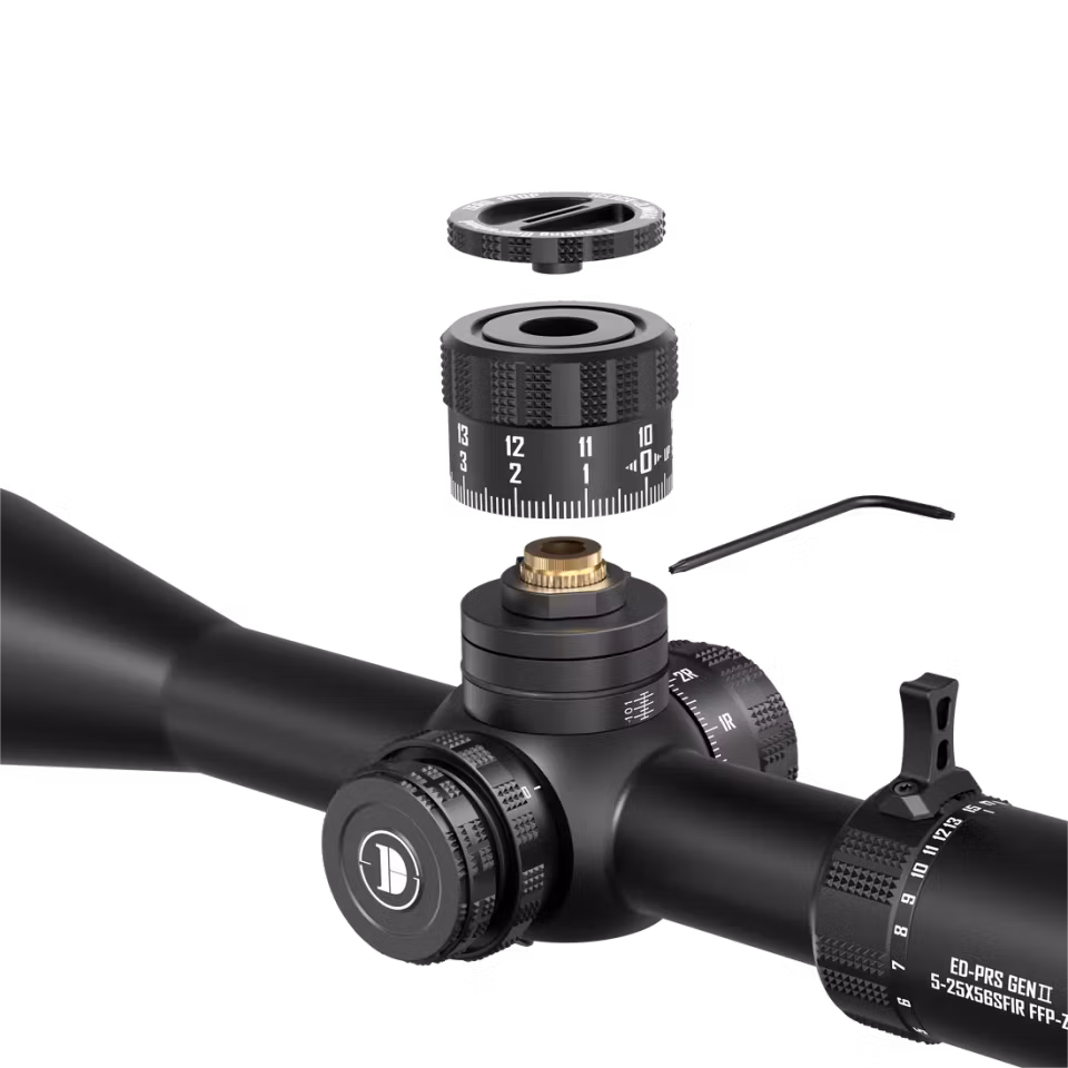 PRS 5-25x56 ED Gen2 FFP MRAD Belyst Kikarsikte