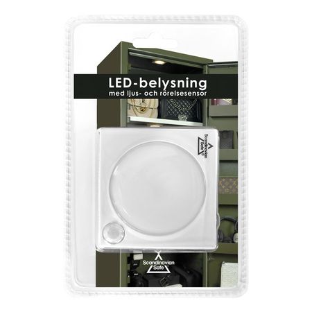LED-lampa med ljus- och rörelsesensor