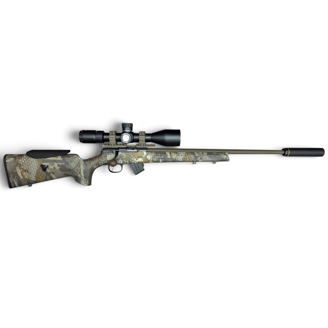 CZ 457 - PATRIOT BROWN - 22 LR - RHS CUSTOM KULGEVÄR