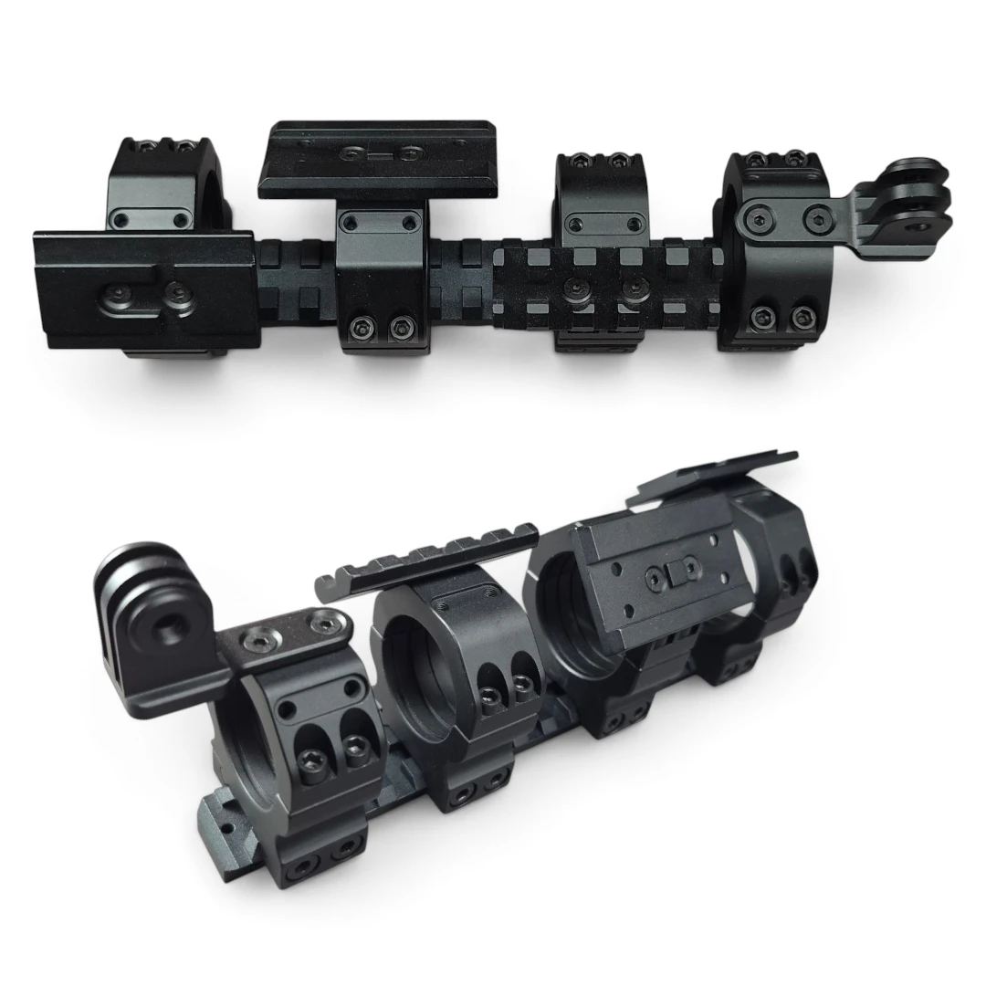 RHS Kikarsiktesringar PR Tac 30mm V4 - Medium - Integrerat adapterbart fästsystem