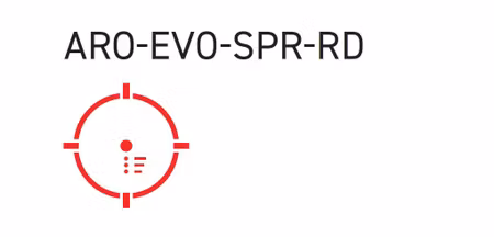 Holosun ARO-EVO-SPR-RD - Rödpunktsikte med SPR-riktmedel