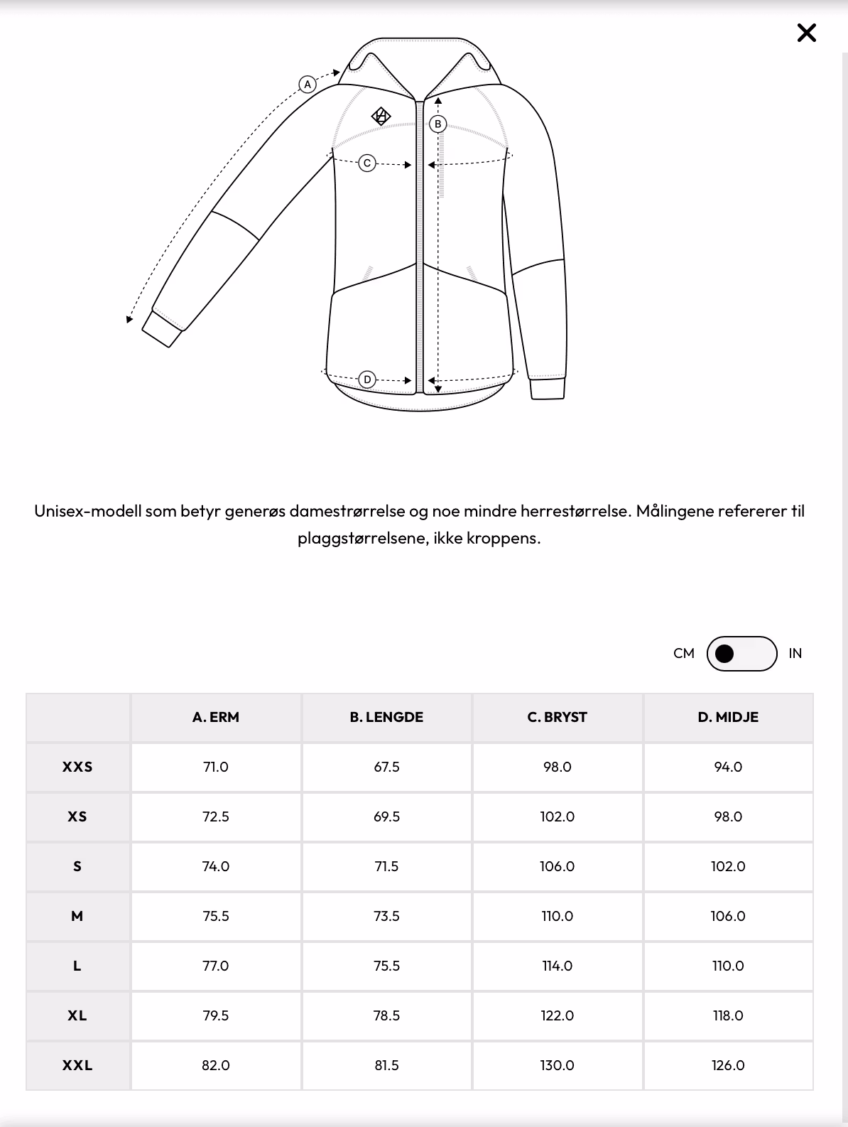 TRENINGSJAKKE AIR HYBRIDO