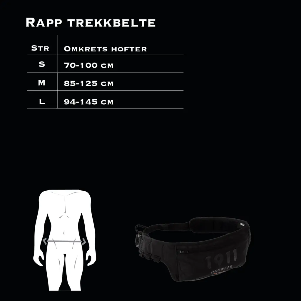 Kopi Rapp Trail Belt Svart Large