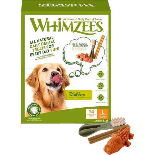 Whimzees Variety L til store hunder