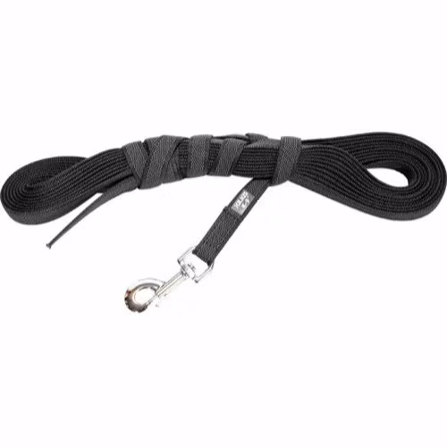K9 super grip line, sort/grå uten håndtak 10m