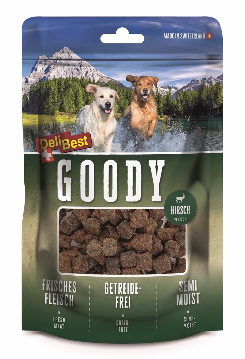 DELIBEST Goody Treningsgodbiter Hjort 100G