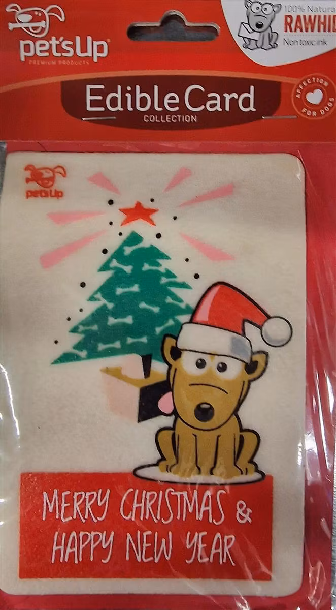 Pet`s Up Julekort spisbart