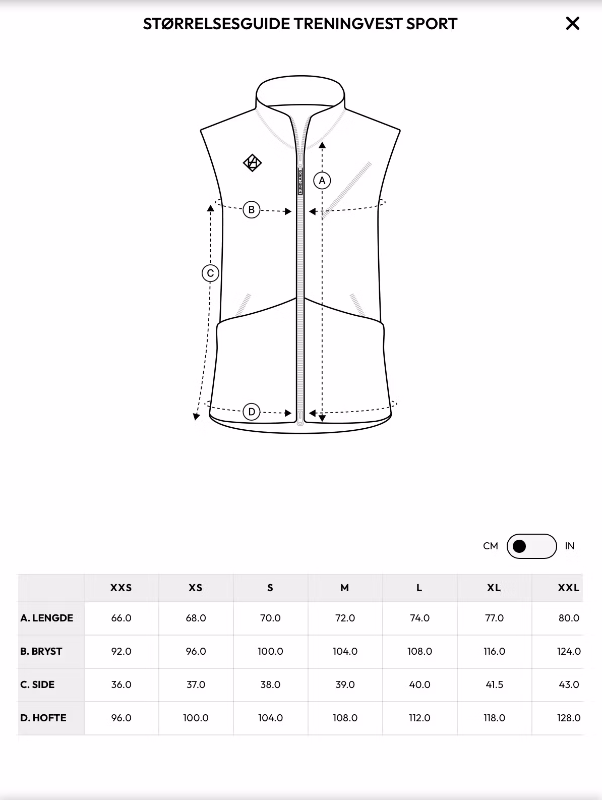 TRENINGVEST SPORT