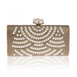Golden Pearls Clutch