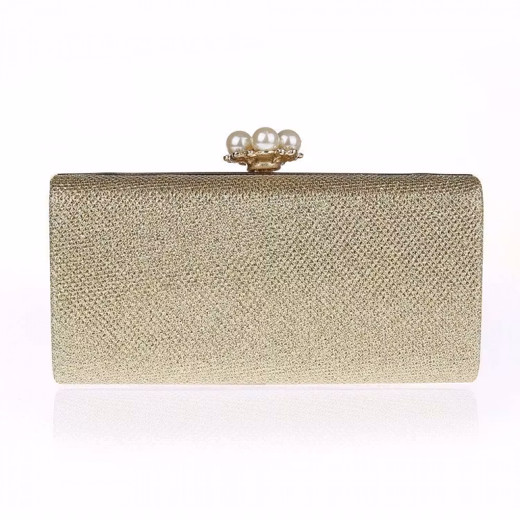 Golden Pearls Clutch