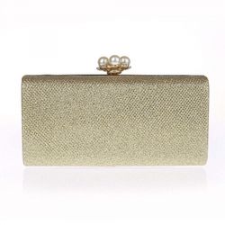 Golden Pearls Clutch
