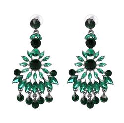 Nazly Crystal Green Örhängen