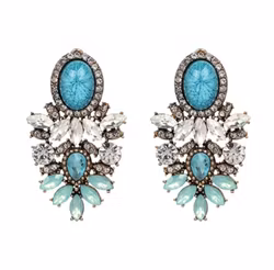 Nala Marble Turquoise Örhängen