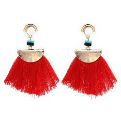 Carol Red Tassel Örhängen