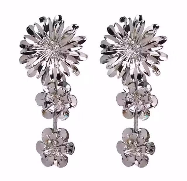 Magdalena Earrings Silver