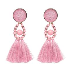 Amina Glam Pink Örhängen