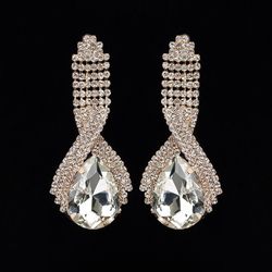 Domenika Earrings Drop Clear