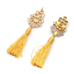 Örhängen Stina Yellow Tassel