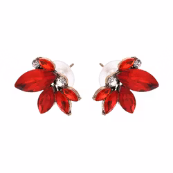 Sonja Earrings Red