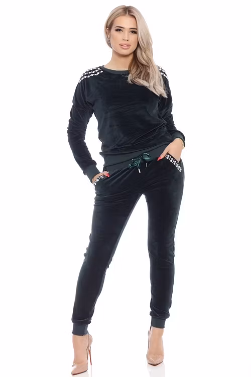 Mrs. Glam Tracksuit Dark Green