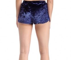 Mrs. Velvet Shorts Crushed Blue