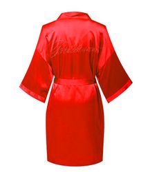Bridesmade Robe Red