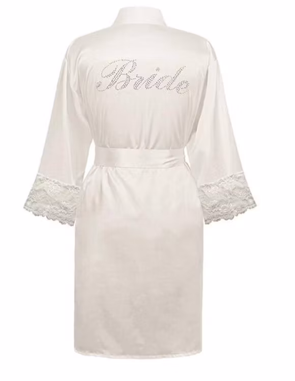Bride Robe With Lace