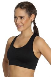 Seamless Sports Bra Black