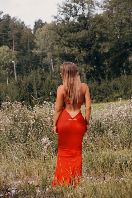 Angelica Dress Red