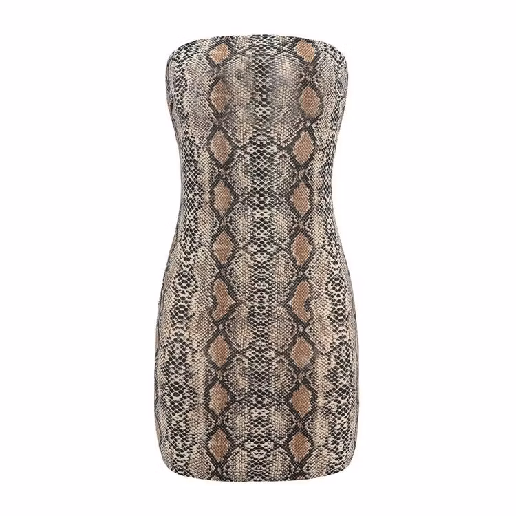 Snakeprint Dress